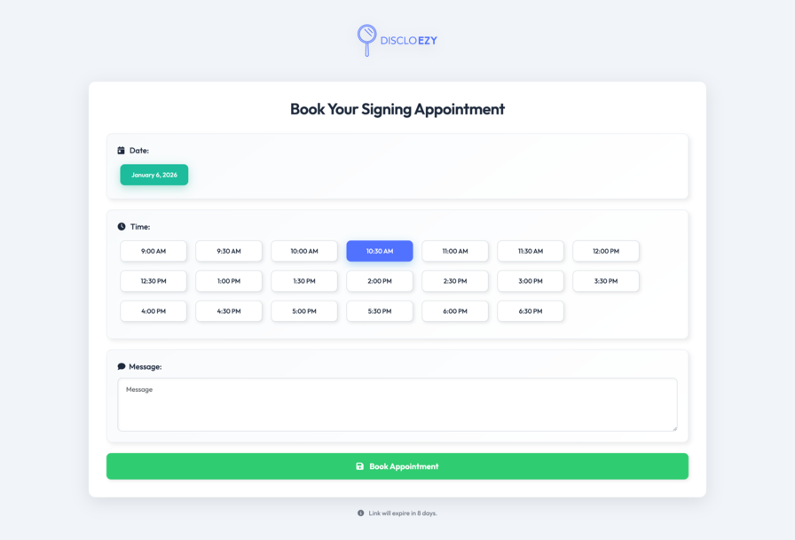 Online Appointment Booking